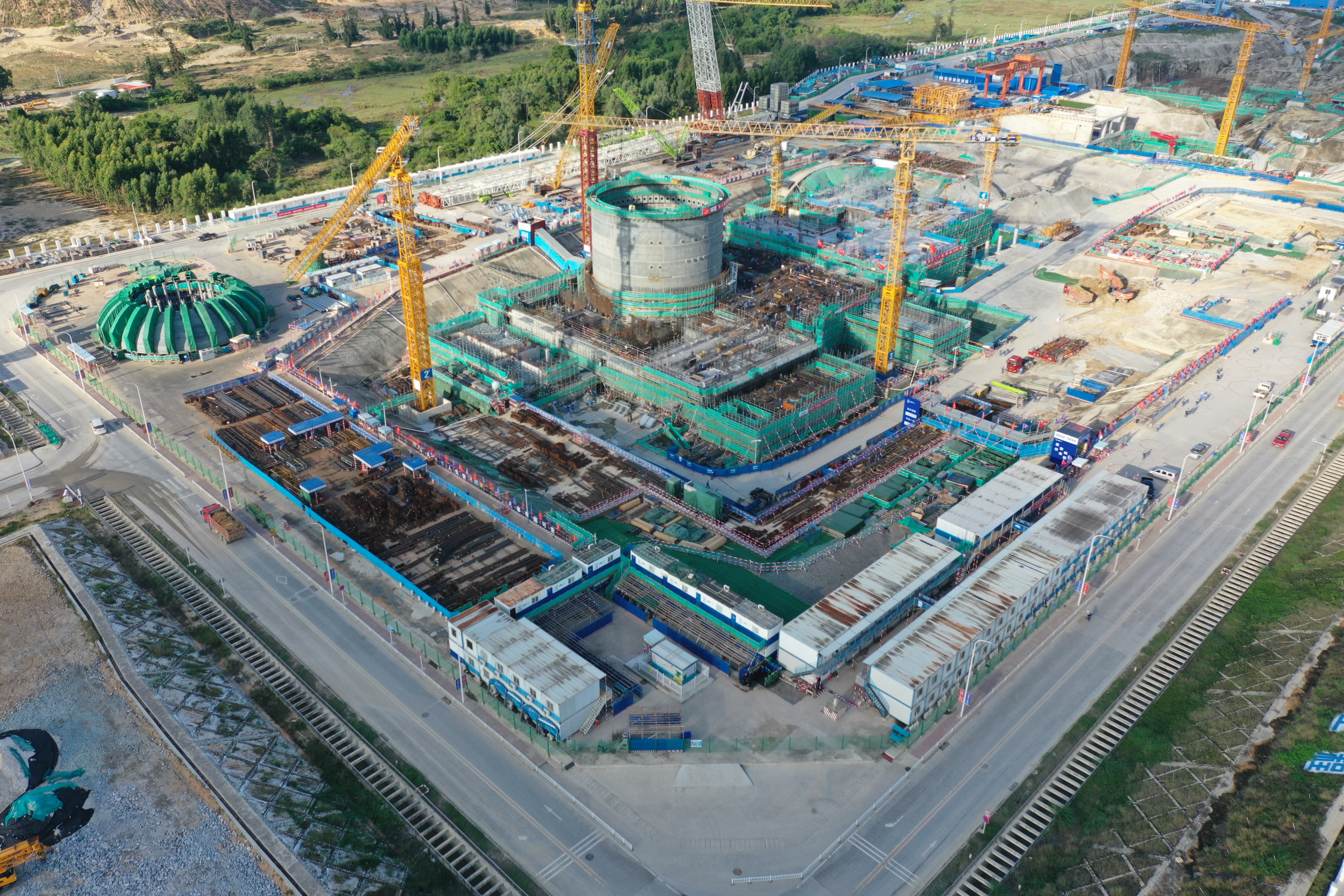 提前45天！海南昌江核電項目“華龍一號”又一節點實現跨年提前完成